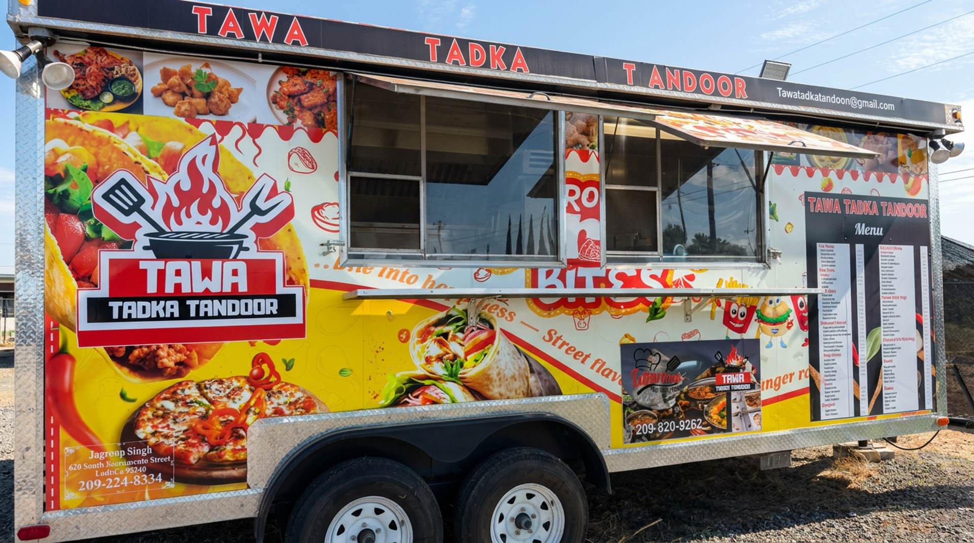 Our truck on El Dorado Street