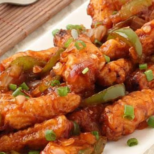 Baby Corn Manchurian.