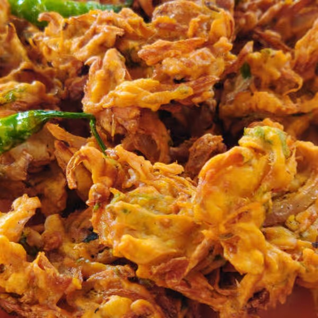 Onion Pakora.