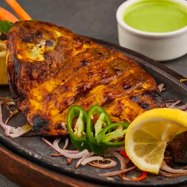 Tandoori Pomfret Fish.