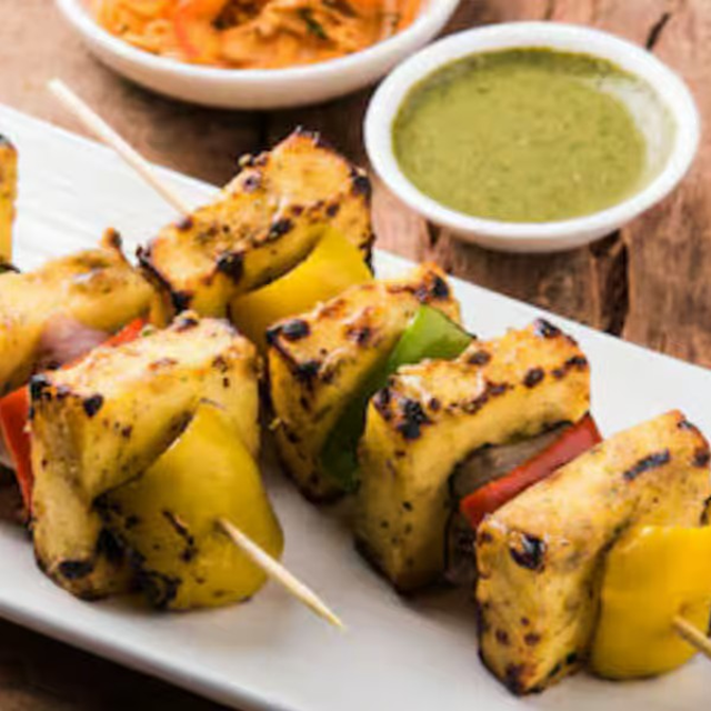 Malai Paneer Tikka.
